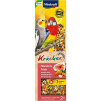 Produktbild von Vitakraft Kräcker Mandel & Feige Snack für Großsittiche ohne tierisches Protein - 180 g