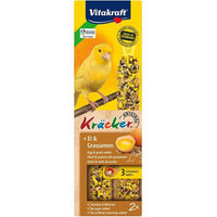 Produktbild von Vitakraft Kräcker mit Ei und Grassamen für Kanarienvögel 5x2 Stück