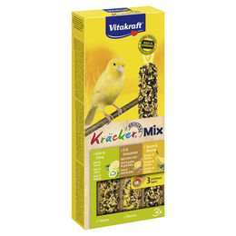 Vitakraft Kräcker Mix Ei Kiwi Banane Snack für Kanarienvögel 3er Pack – Bild 1 von 2