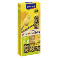 Produktbild von Vitakraft Kräcker Mix Ei Kiwi Banane Snack für Kanarienvögel 3er Pack