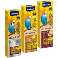 Produktbild von Vitakraft Kräcker Mixpaket Snack für Wellensittiche - 3 x 2 Stk.
