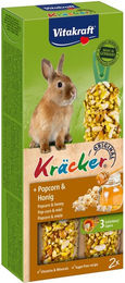 Vitakraft Kräcker Popcorn & Honig für Kaninchen - 1 Stk. – Bild 1 von 2