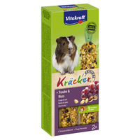 Produktbild von Vitakraft Kräcker Traube & Nuss Knabberstangen für Meerschweinchen ohne tierisches Protein und zuckerfrei