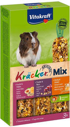 Produktbild von Vitakraft Kräcker Trio Honig Nuss Frucht für Meerschweinchen bunt