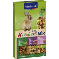 Produktbild von Vitakraft Kräcker Trio-Mix Kaninchen Futter Gemüse Nuss Waldbeere 168 g