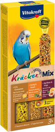 Vitakraft Kräcker Trio-Mix Wellensittich mit Ei, Frucht und Honig – Bild 1 von 4