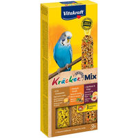 Produktbild von Vitakraft Kräcker Trio-Mix Wellensittich mit Ei, Frucht und Honig