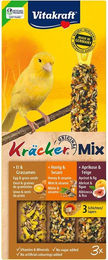 Produktbild von Vitakraft Kräcker Trio Snack mit Ei für Wellensittiche 5x3 Stück