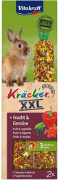 Vitakraft Kräcker XXL Frucht & Gemüse für Kaninchen - 10 x 2 Stk. – Bild 1 von 2