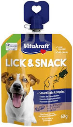 Vitakraft Lick & Snack Trainingscreme Leberwurst mit Schwein getreidefrei und ohne Zucker 60g – Bild 1 von 6