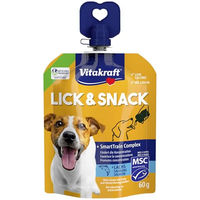 Produktbild von Vitakraft Lick & Snack Trainingscreme mit Lachs getreidefrei und ohne Zucker 60g