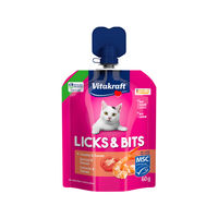 Produktbild von Vitakraft Licks & Bits Creme Paste Garnele 60 Gramm