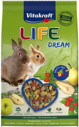 Produktbild von Vitakraft LIFE Dream Zwergkaninchen Hauptfutter 1,8kg