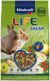 Produktbild von Vitakraft LIFE Dream Zwergkaninchen Hauptfutter 2x 1,8kg