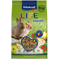 Produktbild von Vitakraft LIFE Dream Zwergkaninchen Hauptfutter 2x 1,8kg