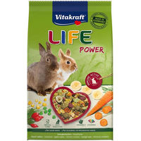 Produktbild von Vitakraft LIFE Power Hauptfutter für Zwergkaninchen 2x1,8kg