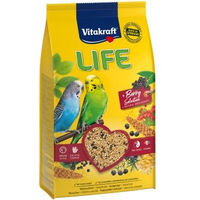 Produktbild von Vitakraft Life Power of Nature Hauptfutter für Wellensittiche und Großsittiche ohne tierisches Protein 800 g - 800 g