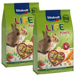 Vitakraft LIFE POWER Zwergkaninchen Hauptfutter ohne tierisches Protein 2x 1,8 kg - 2 x 1,8 kg – Bild 1 von 2