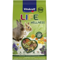 Produktbild von Vitakraft Life Wellness Zwergkaninchen Futter Getreidefrei und Sensitive 5 x 600 g - 600 g