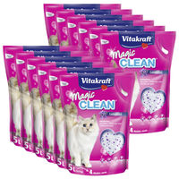 Produktbild von Vitakraft Magic Clean Katzenstreu Lavendel nicht-klumpend 12 x 5 Liter - 12 x 5 l