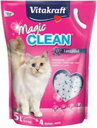 Vitakraft Magic Clean Katzenstreu Lavendel nicht klumpend 5 Liter - 5 l – Bild 1 von 11