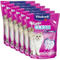 Produktbild von Vitakraft Magic Clean Katzenstreu Lavendel nicht-klumpend 6 x 5 Liter - 5 l
