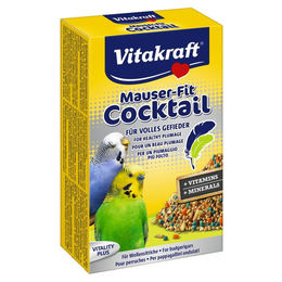 Vitakraft Mauser-Fit Cocktail Ergänzungsfutter für Wellensittiche und Papageien ohne tierisches Protein 200 g - 200 g – Bild 1 von 3