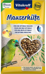 Vitakraft Mauserhilfe für Großsittiche und Papageien Gefieder-Supplement ohne tierisches Protein 25 g - 20 x 25 g – Bild 1 von 2