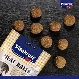 Vitakraft Meat Balls Hundesnack mit Rind und Schwein ohne Zuckerzusatz 80g - 80 g – Bild 1 von 9