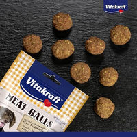 Produktbild von Vitakraft Meat Balls Hundesnack mit Rind und Schwein ohne Zuckerzusatz 80g - 80 g