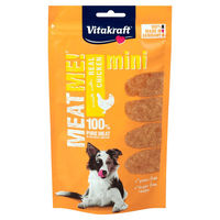 Produktbild von Vitakraft MEAT ME! MINI Hundesnack Huhn Trockenfleisch getreidefrei mit hohem Fleischanteil 60 g - 60 g