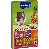 Produktbild von Vitakraft Meerschweinchen Kräcker Mix Honig Nuss Frucht getreidefrei und ohne Zucker 168g - 168 g