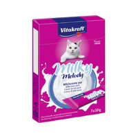 Produktbild von Vitakraft Milky Melody Pur Katzensnack Creme Leckerli für Katzen Adult 70g - 7 x 10 g