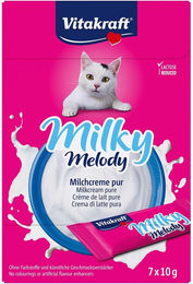 Produktbild von Vitakraft Milky Melody Pur Katzensnack Creme Paste 3x70g