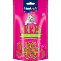Produktbild von Vitakraft Mininos Entensnack in Scheiben Geflügel Leckerli für alle Altersstufen 4x40g