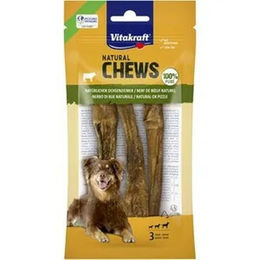 Vitakraft Natural Chews Ochsenziemer Naturkauartikel für Hunde aus Rind 3 Stück – Bild 1 von 2