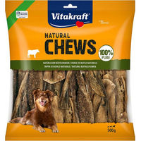 Produktbild von Vitakraft Natural Chews pure Büffelpansen Monoprotein Naturkauartikel 500g - 500 g