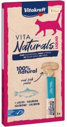 Produktbild von Vitakraft Naturals Liquid Snack Creme Lachs und Rind 11x5 Stück - 11 x 5 Stk.
