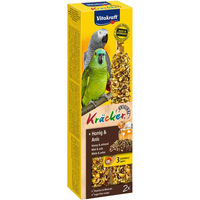 Produktbild von Vitakraft Papagei Kräcker Honig & Anis ohne tierisches Protein - 2 x 2 Stk.