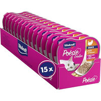 Produktbild von Vitakraft Poésie Création Katzen Nassfutter Pute in Sauce Adult Getreidefrei und Ohne Zucker 15x 85g