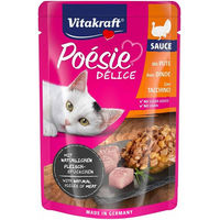 Produktbild von Vitakraft Poésie Délice Katzenfutter Putenbrust in Sauce 23x85g