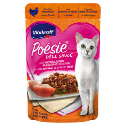 Vitakraft Poésie Délice Katzennassfutter Pute in Sauce getreidefrei 23 x 85 g - 23 x 85 g – Bild 1 von 6