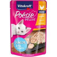 Produktbild von Vitakraft Poésie Délice Kitten Huhn in Sauce 23x85g