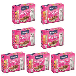 Vitakraft Poesie DeliSauce Katzen Nassfutter Adult Huhn Pute Rind Stückchen in Sauce Getreidefrei und Ohne Zucker 7x 85g Beutel – Bild 1 von 9