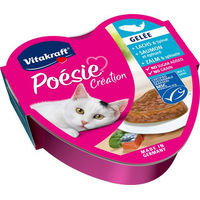 Produktbild von Vitakraft Poésie Katzenfutter Lachs in Gelee 15 x 85 g