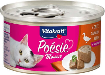 Produktbild von Vitakraft Poésie Mousse Ente Katzenfutter 12x85g