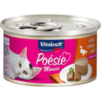 Produktbild von Vitakraft Poésie Mousse Ente Katzenfutter 12x85g