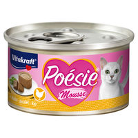 Produktbild von Vitakraft Poésie Mousse Huhn Katzenfutter Adult ohne Zucker 12 x 85 g - 12 x 85 g