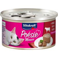Produktbild von Vitakraft Poésie Mousse Katzenfutter Rind Adult 12x85g