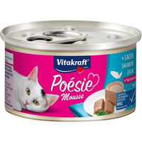 Produktbild von Vitakraft Poésie Mousse Lachs Katzenfutter 12x85g